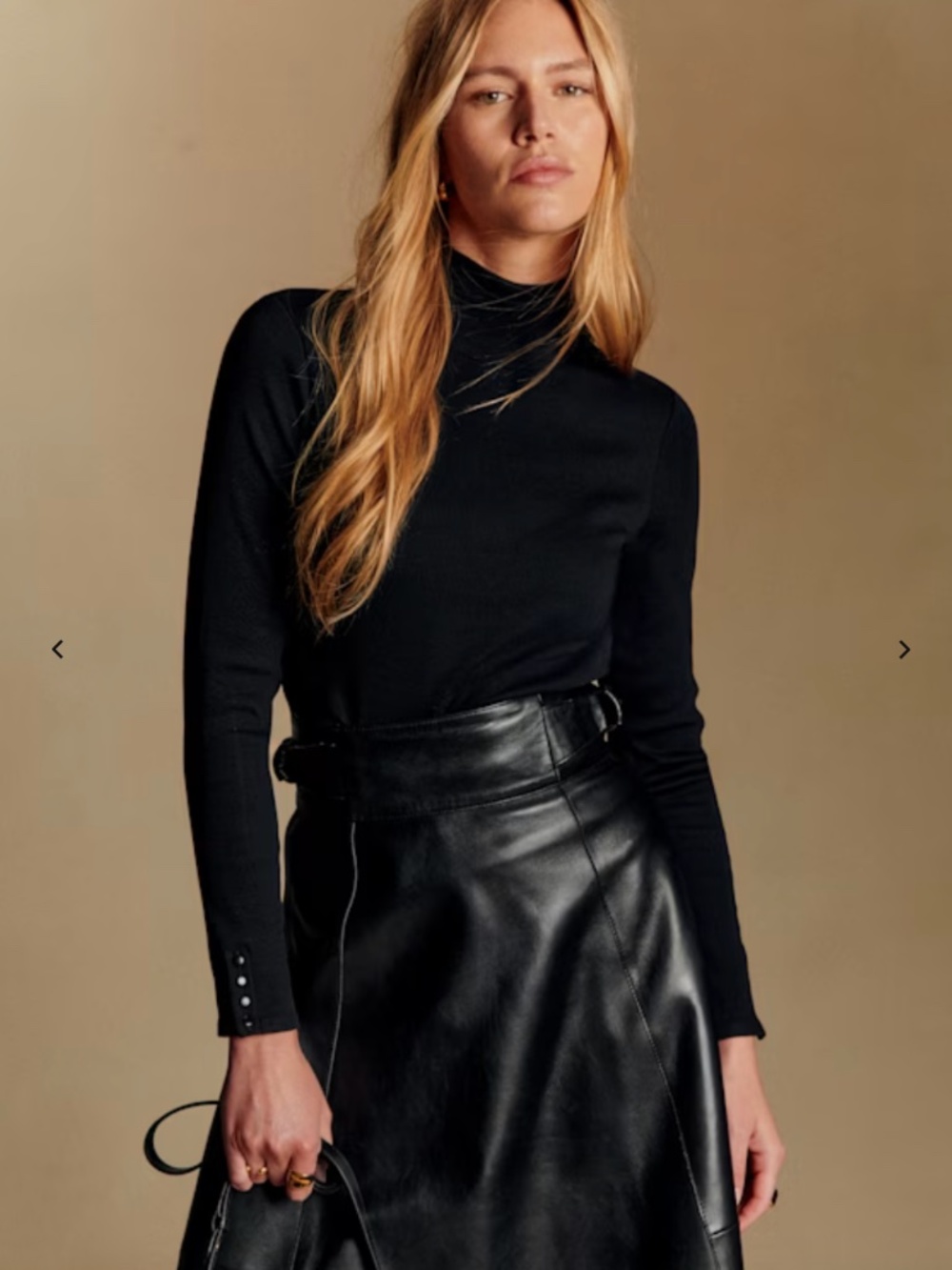 Sézane Felix Jumper – Black – XS – Sold Out – Like New